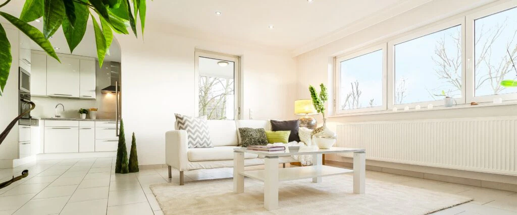 Bewohnte Immobilie mit Home Staging